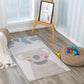 AUDRI Kinderteppich I Cartoon Teppich, Kinderzimmer, Krabbelteppich, Spielteppich, Weicher Babyzimmer Teppich I Beige, Elfenbein