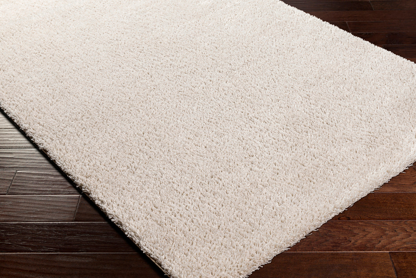 BOXHOLM Shaggy Teppich I Wohnzimmer, Schlafzimmer I Moderner Hochfloriger Teppich, Weicher Langflor Teppich, Plegeleicht I Beige