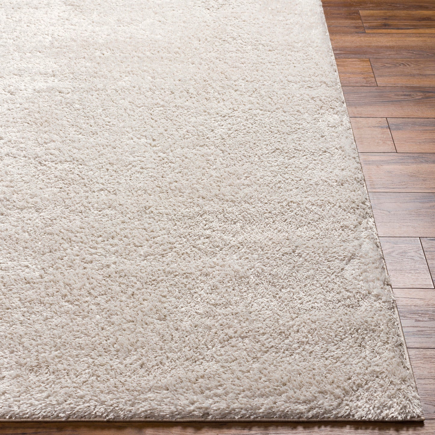 BOXHOLM Shaggy Teppich I Wohnzimmer, Schlafzimmer I Moderner Hochfloriger Teppich, Weicher Langflor Teppich, Plegeleicht I Beige