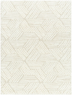 BROOKE Shaggy Teppich I Wohnzimmer, Schlafzimmer I Moderner Hochfloriger Teppich, Weicher Langflor Teppich I Elfenbein, Beige