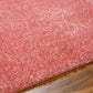 BOXHOLM Shaggy Teppich I Wohnzimmer, Schlafzimmer I Moderner Hochfloriger Teppich, Weicher Langflor Teppich, Plegeleicht I Rosa