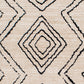 Ethnischer Berber Teppich - Anthrazit/Beige - MONAGRA