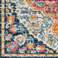 HORZIK Vintage Teppich I Läufer, Flur, Wohnzimmer I Orientalischer Traditioneller Boho Kurzflor Teppich I Mehrfarbig, Orange