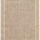 JEANNETTA Outdoor Jute-Look Teppich I In & Outdoor Boho Wetterfest Teppich für den Balkon, Terrasse, Garten I Beige, Schwarz