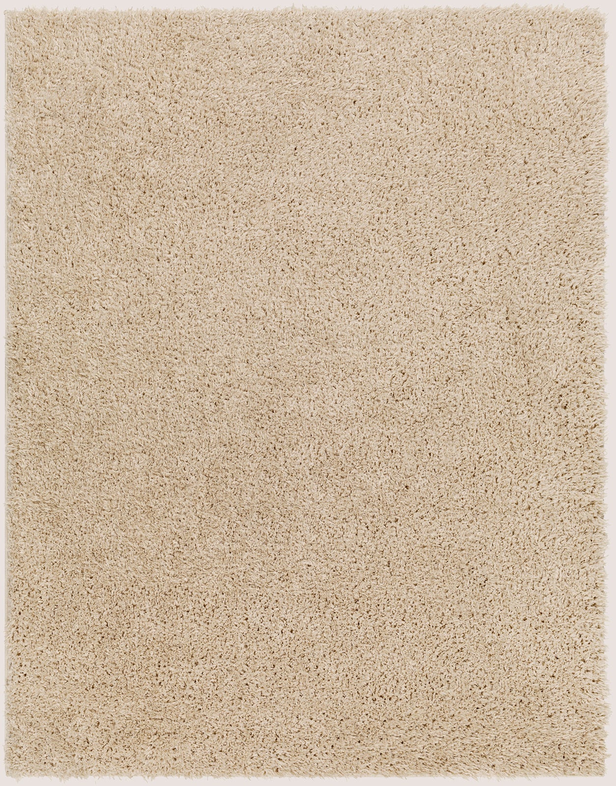 CHARON Shaggy Teppich I Wohnzimmer, Schlafzimmer I Moderner Hochfloriger Teppich, Weicher Langflor Teppich, Plegeleicht I Beige